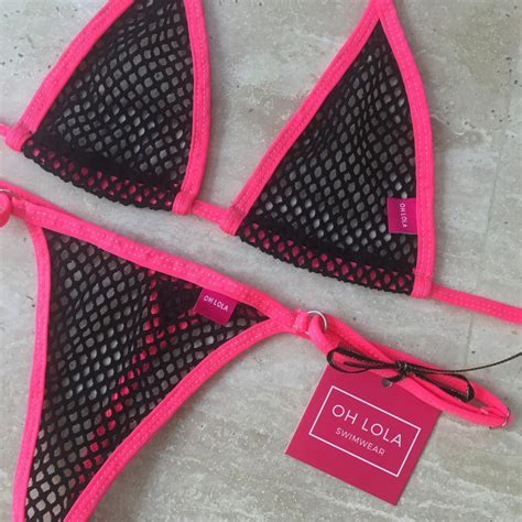 mesh bikini.